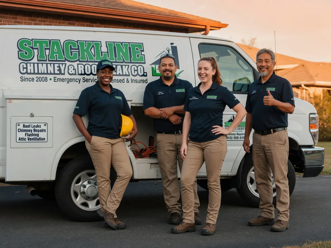 Chimney flashing repair company in Arlington, IN